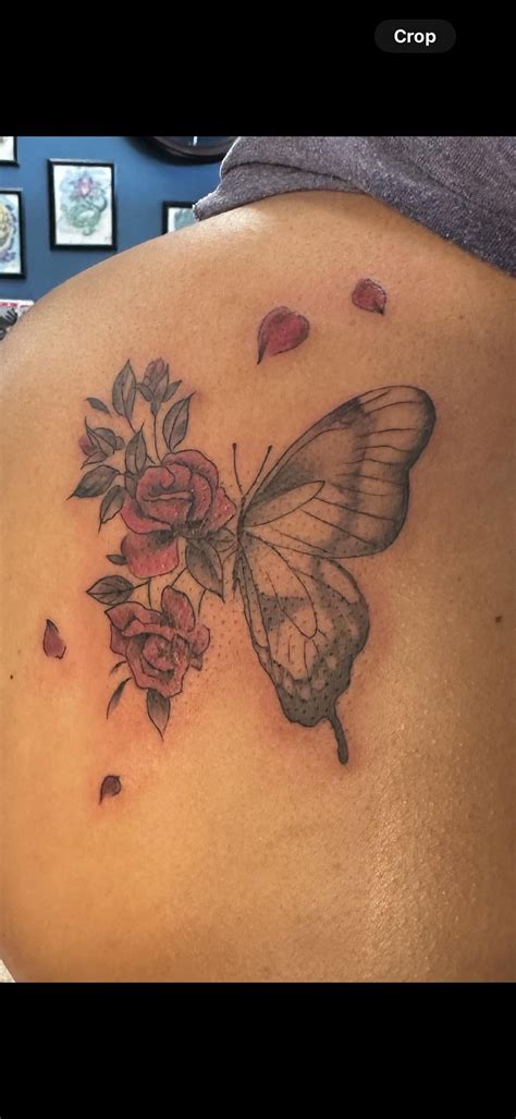 Left Shoulder Blade Tattoos