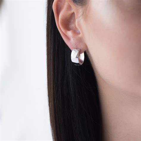 Золотые серьги-кольца без камней с02964. Купить Золотые серьги-кольца ...