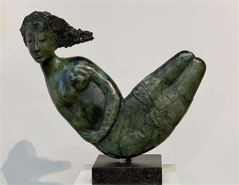 Marion Visione - Luna- 21st Century Contemporary Bronze Sculpture For