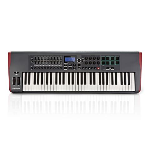 Novation Impulse 61 Key USB MIDI Controller Keyboard at Gear4music