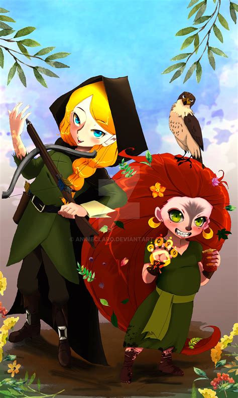 Fanart WolfWalkers Robyn and Mebh by animeclaro on DeviantArt