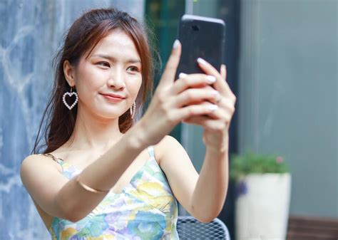 asian girl  phone stock  images  backgrounds