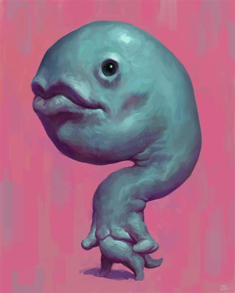 oc  weird fish dude conceptart