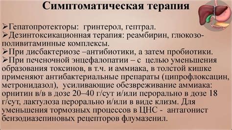 Дезинтоксикационная терапия: препараты