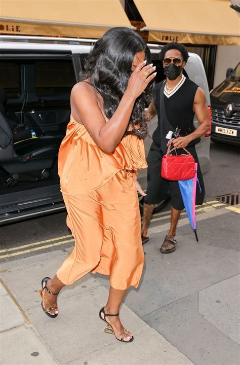 KENYA MOORE Arrives at Bauer Media Offices in London 06/28/2022