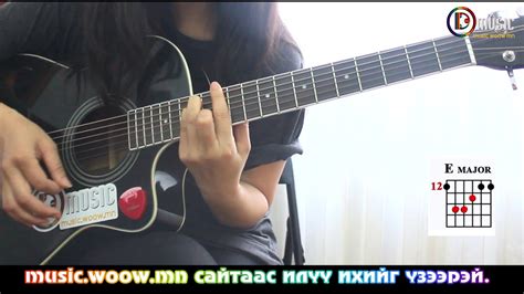Мажорын аккордын үндсэн хэлбэр - Гитарын хичээл №11 - YouTube