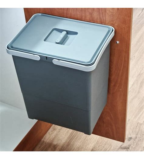 Vestavný odpadkový koš Elletipi EASY - na dvířka, 18 L, PBD SP SG34 C97 M