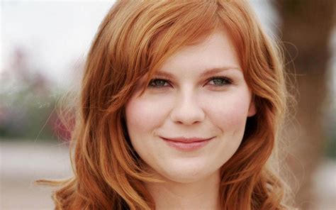 kirsten dunst red hair