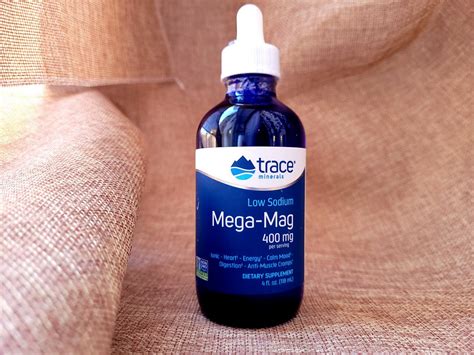 Trace Minerals Research, Mega-Mag с низким содержанием натрия, жидкий ...