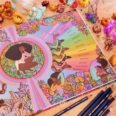 The Divine Feminine Self-Discovery Colouring Journal - Liminal 11