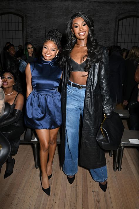 Celebrities Front Row at Coach Fall 2025: Halle Bailey, Coco Jones