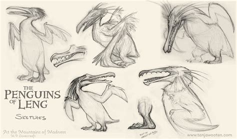My Work in Progress: Lovecraft Creatures: Penguins of Leng