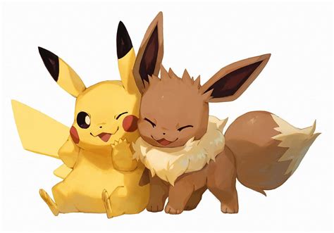 [100+] Cute Pikachu And Eevee Wallpapers | Wallpapers.com