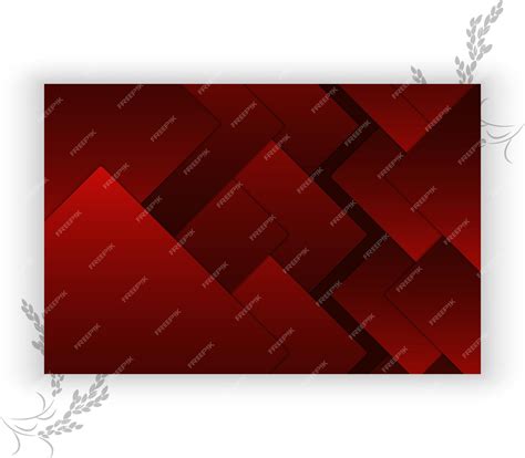 premium vector  red square   pattern  geometric shapes