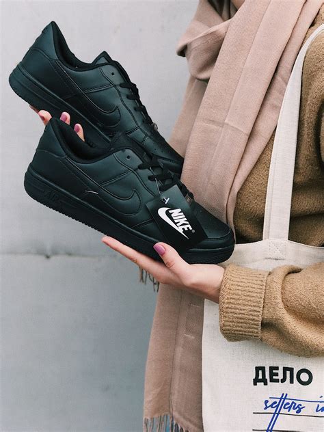 Кросовки NIKE AIR FORCE ЧЁРНЫЕ НИЗКИЕ — Купить Недорого на Bigl.ua ...