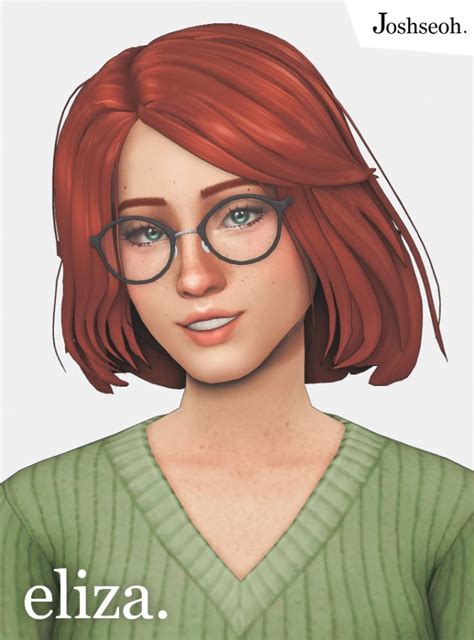 Eliza Hair - The Sims 4 / Hairstyles | The Sims 4