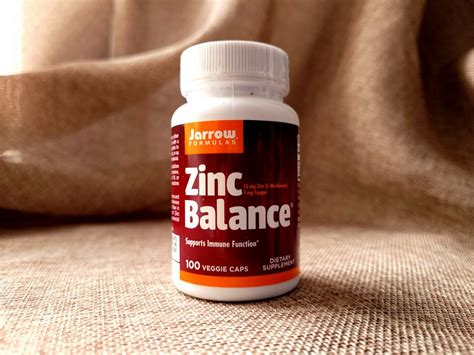 Jarrow Formulas, Zinc Balance, цинк и медь, 100 вегетарианских капсул ...