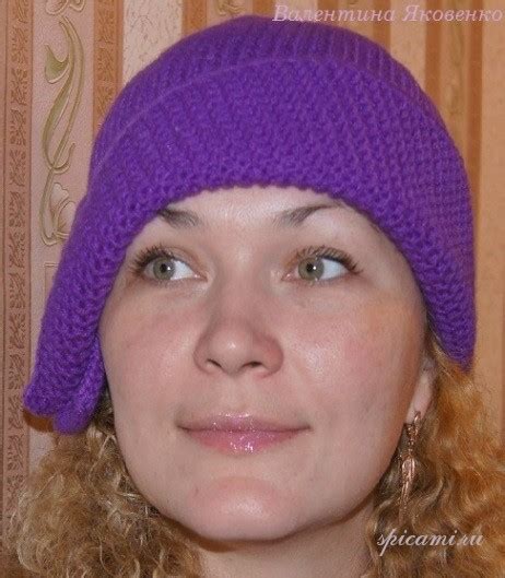 Вязаная шляпка в стиле 30-х