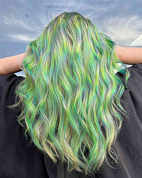 Green Hair For Guys