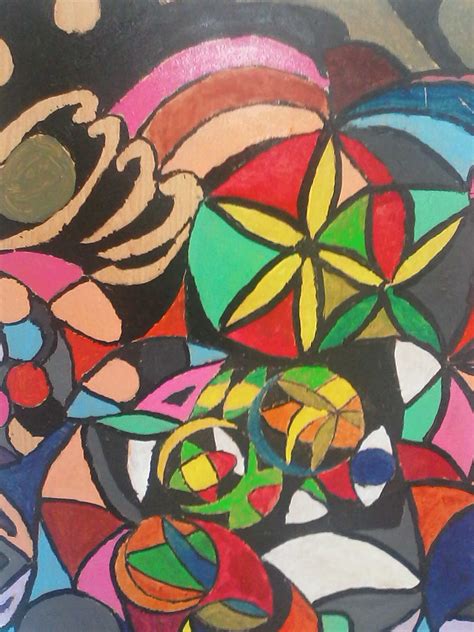 L'UN DES PREMIERS TABLEAUX ABSTRAIT INACHEVE