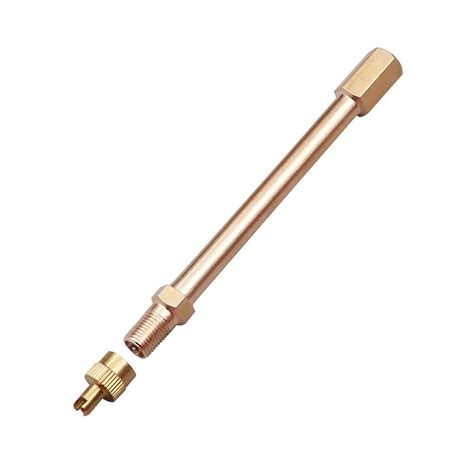 schrader valve stem extender mountain bike tire valve extension stem