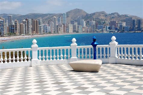 Skyline Benidorm stock photo. Image of europe, spain - 12384534