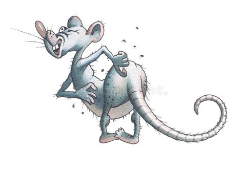 Fleas and rat stock illustration. Illustration of flea - 15386033