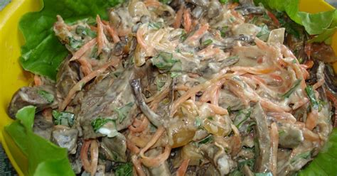 Вкусный салат с куриной печенью