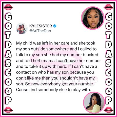 GOT DA SCOOP on Twitter: "Ari Fletcher explains why she leaked Taina