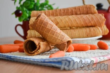 Морковные вафли: 14 фото в рецепте
