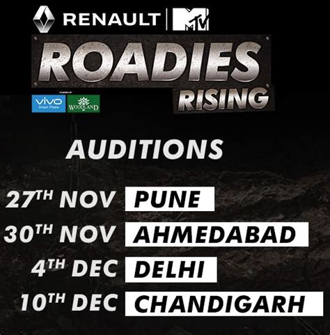 MTV Roadies X5 - Eligibility, Audition Date & Venue