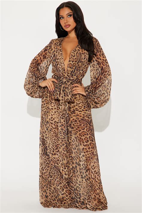 allison leopard maxi dress leopard fashion nova