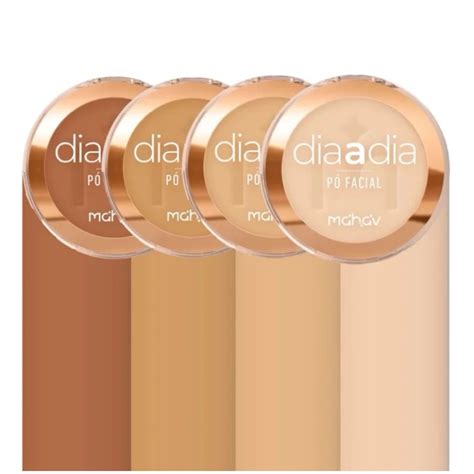 PÓ FACIAL COMPACTO DIA A DIA MAHAV | Shopee Brasil