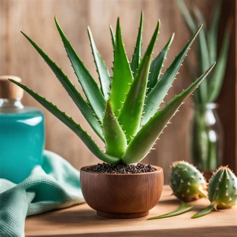 Aloe Vera Plant In A Pot