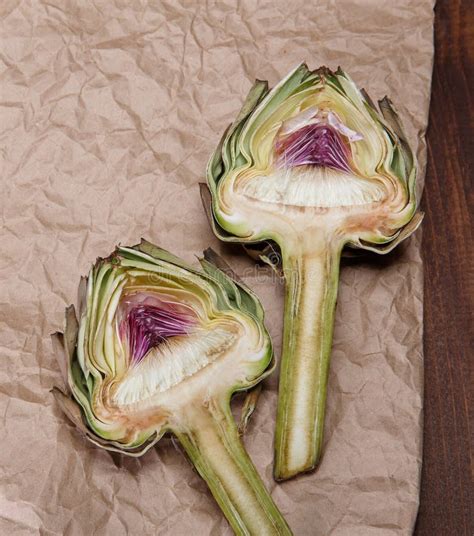Artichoke stock image. Image of dark, fresh, craft, brown - 58805615