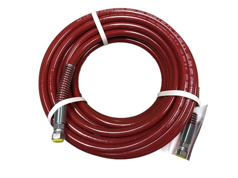 3/8" X 50ft Airless Paint Spray Hose- Red