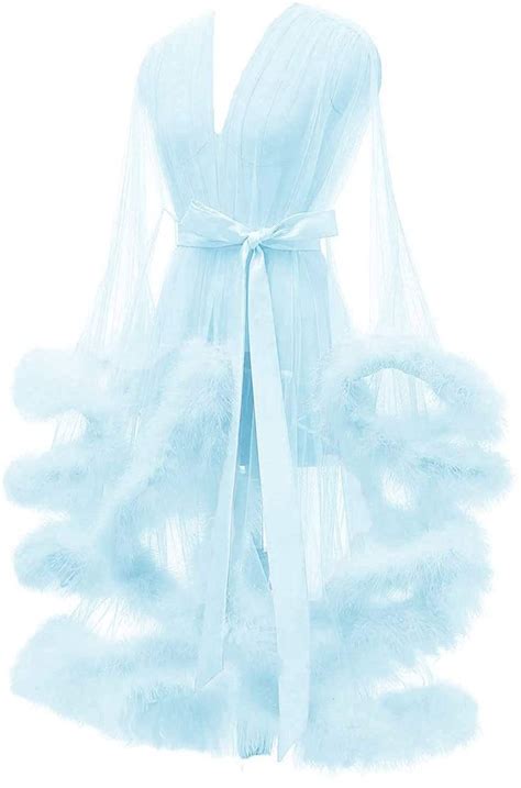 fancy feather robe victoria secret feather robe blue feathered robe