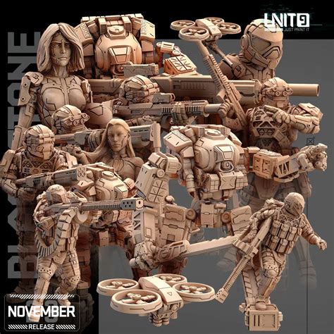 Black Stone Commandos Collection [NOV 23] - Available at Laserforge