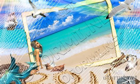 Лето » Шаблоны Photoshop
