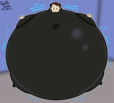 amazing inflation art  ballntoiletta  deviantart rpgbodyinflation
