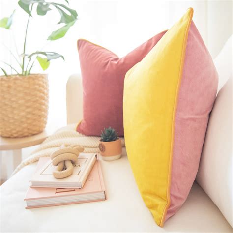 Monteverde Pillows (2-Pack) - Yellow/Pink | Monday Moose