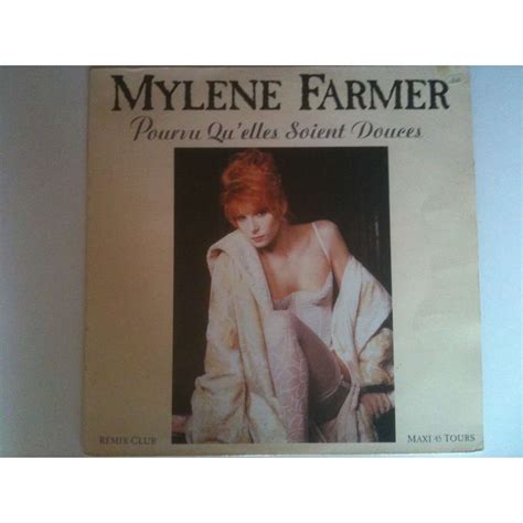 Pourvu qu'elles soient douces de Mylène Farmer, Maxi 45T chez sangokux ...