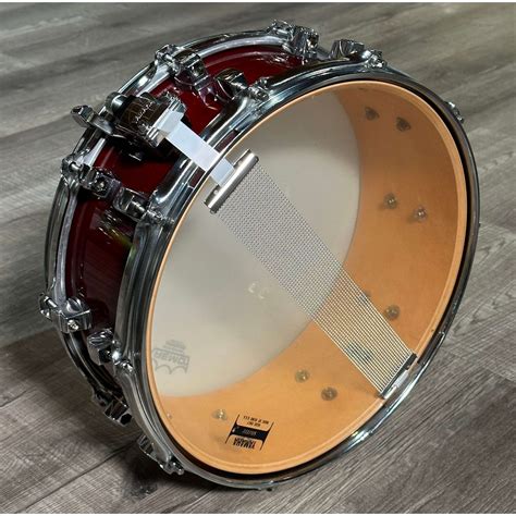 Used Yamaha Maple Custom 5pc Drum Set Red Lacquer | Drum Center Of ...