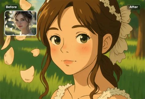 ai studio ghibli filter photo  ghibli art ai ease