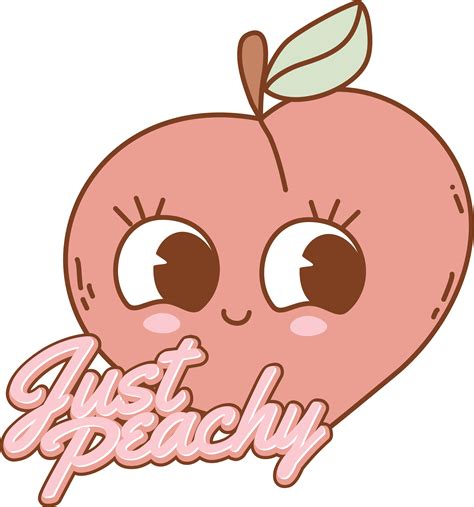 Print Ready - Just Peachy Cartoon