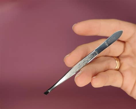 Пинцет для бровей скошенный полированный Mertz manicure | Отзывы ...