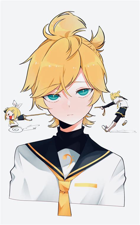 kagamine rin and kagamine len (vocaloid) drawn by kazuse616 | Danbooru