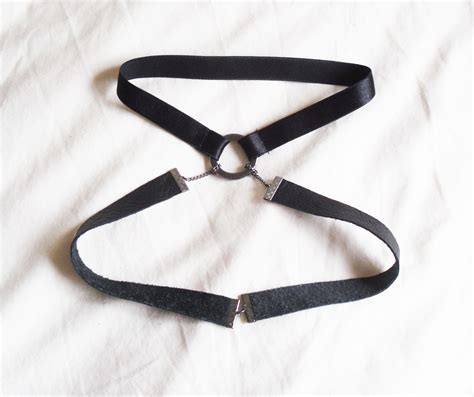 Leather and Elastic Garter Band | LoveLornLingerie