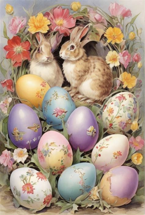 Vintage Decorated Easter Egg Art Free Stock Photo - Public Domain Pictures