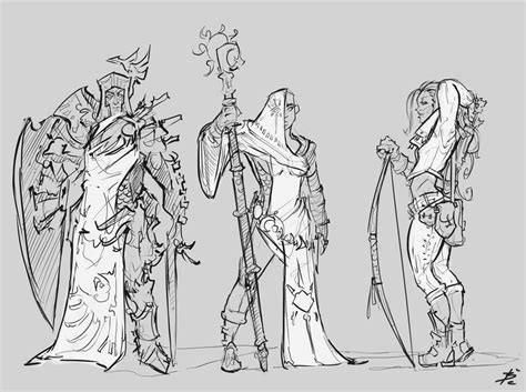 Warriors Sketch by WinterGoesDraw on DeviantArt